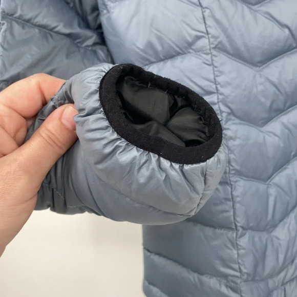 Eddie Bauer Jacket Womens Medium Two Tone Grayish Black Quilted Outdoor - Picture 10 of 12